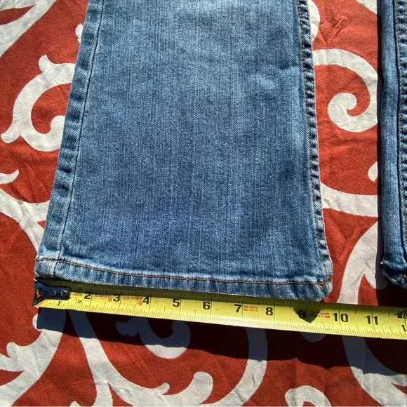 American Rag Low rise Jeans Super Flare size 2 26 short - Picture 11 of 16